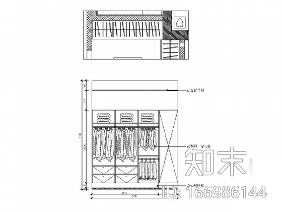 [上海]海派风情基调现代风格高层住宅别墅装修施工图cad施工图下载【ID:166986144】