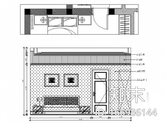 [上海]海派风情基调现代风格高层住宅别墅装修施工图cad施工图下载【ID:166986144】