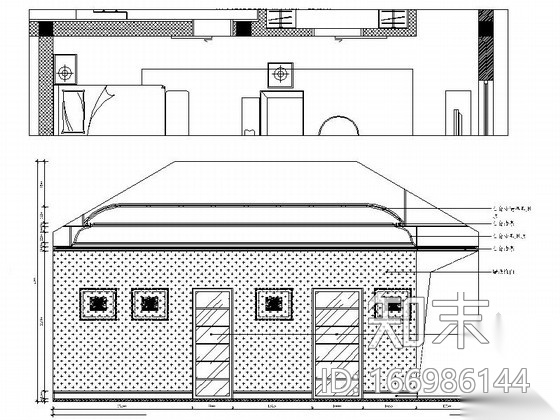 [上海]海派风情基调现代风格高层住宅别墅装修施工图cad施工图下载【ID:166986144】