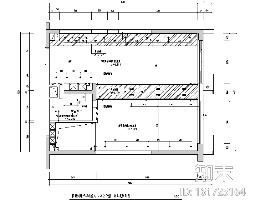 白色之梦现代风格办公空间设计施工图（附效果图）cad施工图下载【ID:161725164】