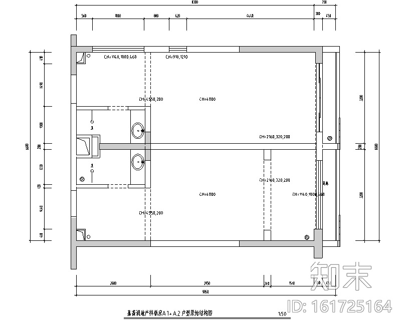 白色之梦现代风格办公空间设计施工图（附效果图）cad施工图下载【ID:161725164】