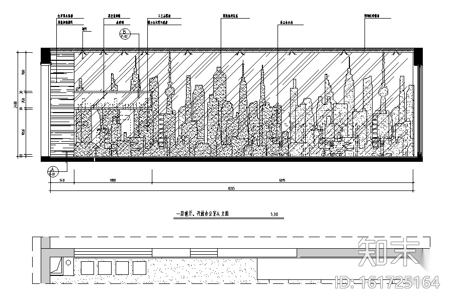 白色之梦现代风格办公空间设计施工图（附效果图）cad施工图下载【ID:161725164】