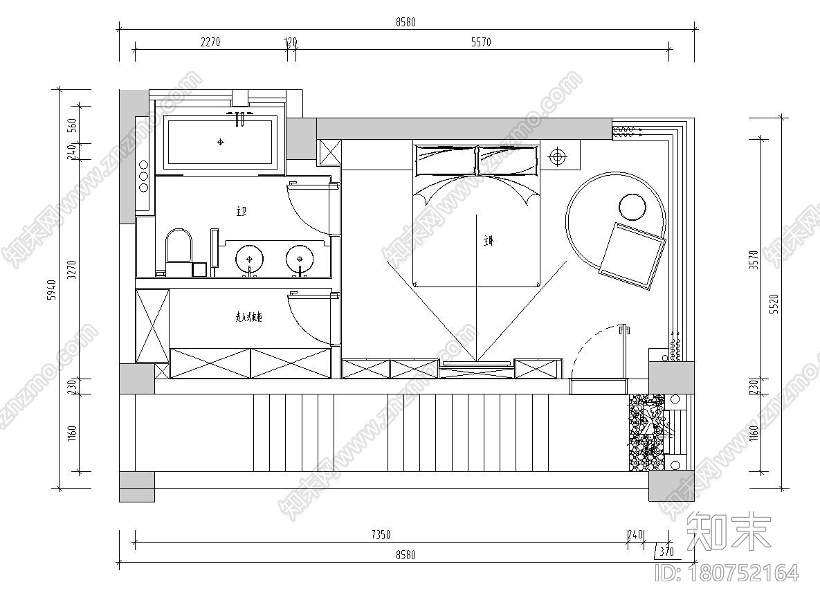 山水国际190m²样板间装修施工图+官方摄影cad施工图下载【ID:180752164】