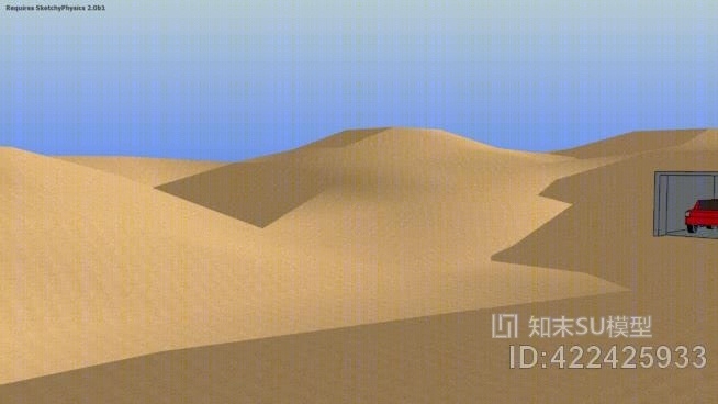 越野试验区SU模型下载【ID:422425933】
