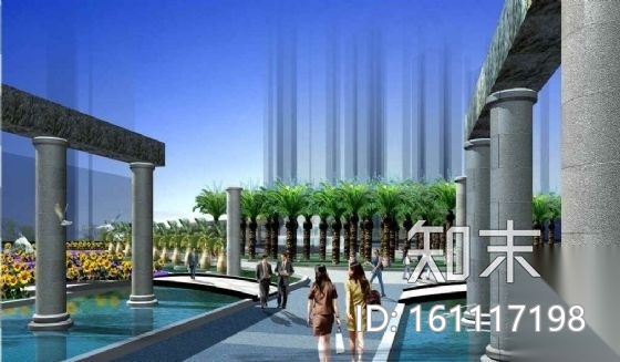 地中海风格小区景观设计方案cad施工图下载【ID:161117198】