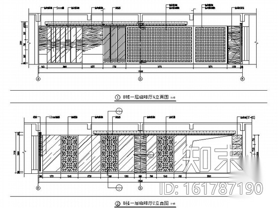 [北京]毗邻地坛公园涉外旅游清新雅致酒店装修施工图（...cad施工图下载【ID:161787190】