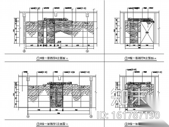 [北京]毗邻地坛公园涉外旅游清新雅致酒店装修施工图（...cad施工图下载【ID:161787190】