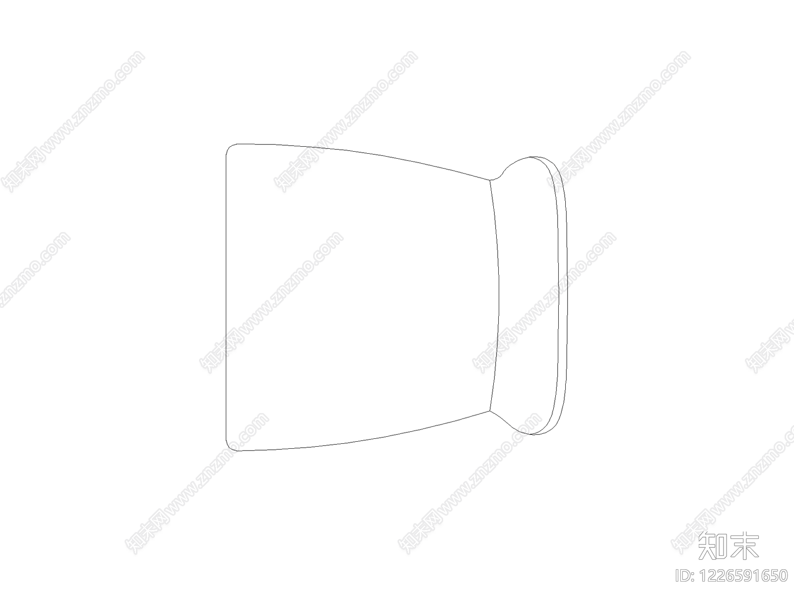 沙发cad施工图下载【ID:1226591650】