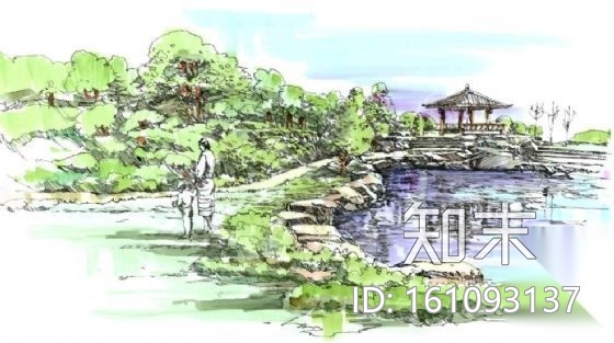 绍兴居住小区景观规划设计方案cad施工图下载【ID:161093137】