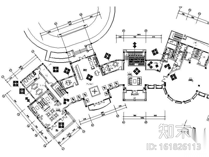 [武汉]知名海岸会所施工图（含实景）cad施工图下载【ID:161826113】