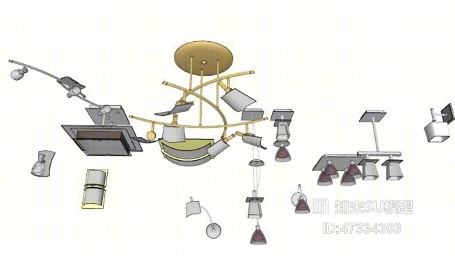 灯SU模型下载【ID:47334303】
