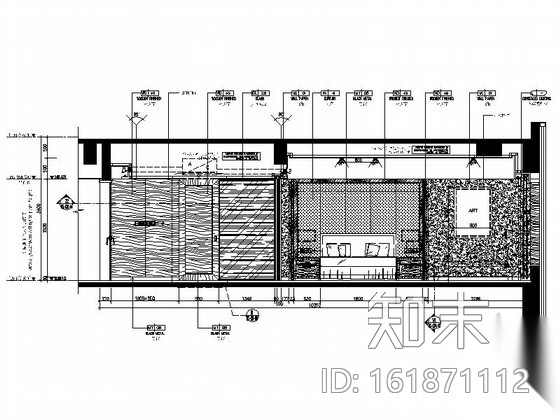 [广东]豪华商务酒店K1R房型客房装修施工图施工图下载【ID:161871112】