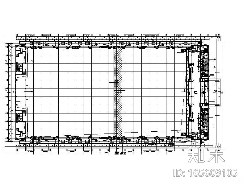 多层会展中心全套建筑施工图2017cad施工图下载【ID:165609105】