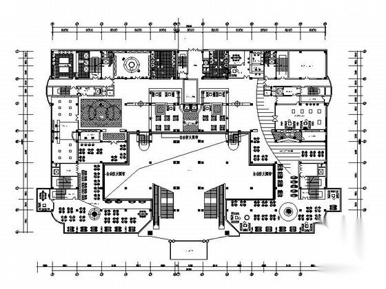 77米大型现代风格假日广场建筑设计施工图cad施工图下载【ID:165627122】