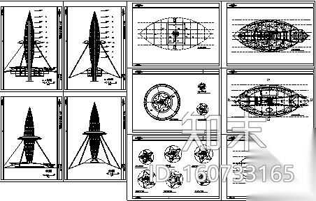 [合集]百套古建筑施工图（含仿古建筑）施工图下载【ID:160733165】