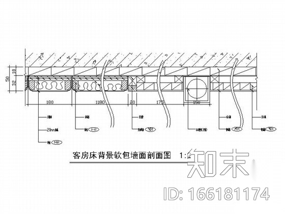 成套硬包墙面造型节点CAD图块下载施工图下载【ID:166181174】