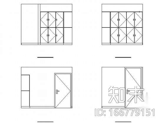 [北京]5A级现代风格商务写字楼装修改造施工图（含效果）cad施工图下载【ID:166779151】
