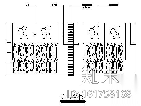 简单服装店装修方案图cad施工图下载【ID:161758168】