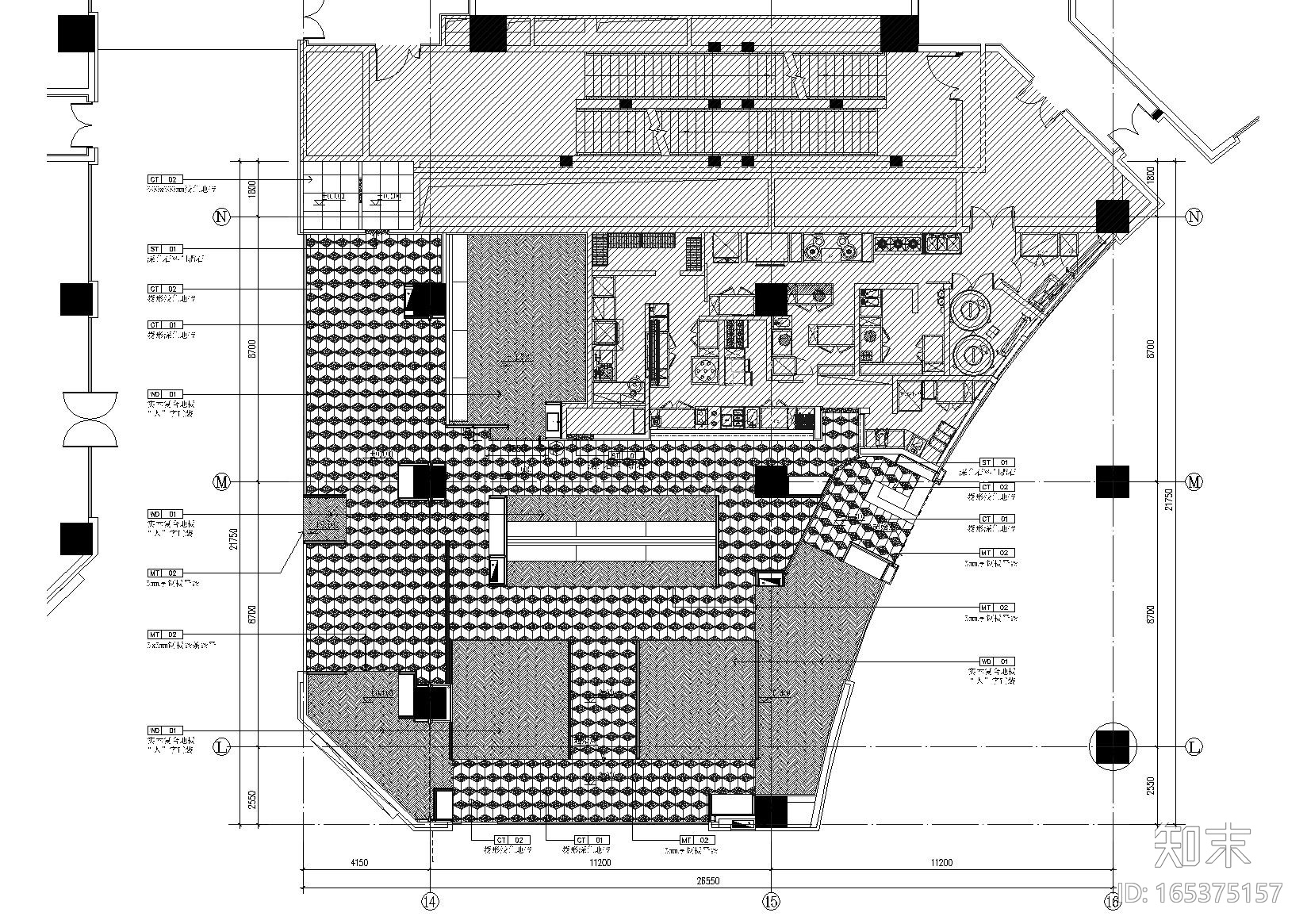 [上海]鹅夫人莘庄仲盛店CAD施工图+实景拍摄cad施工图下载【ID:165375157】