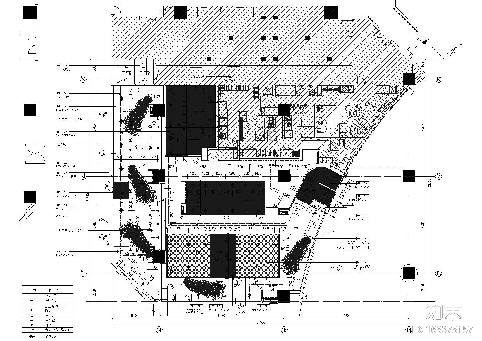[上海]鹅夫人莘庄仲盛店CAD施工图+实景拍摄cad施工图下载【ID:165375157】