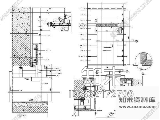 图块/节点电梯门详图Ⅱcad施工图下载【ID:832172799】