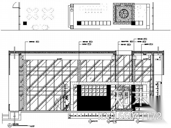 [浙江]某花园小区会所室内装修施工图cad施工图下载【ID:166041172】