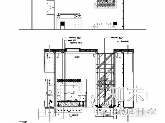 [浙江]某花园小区会所室内装修施工图cad施工图下载【ID:166041172】