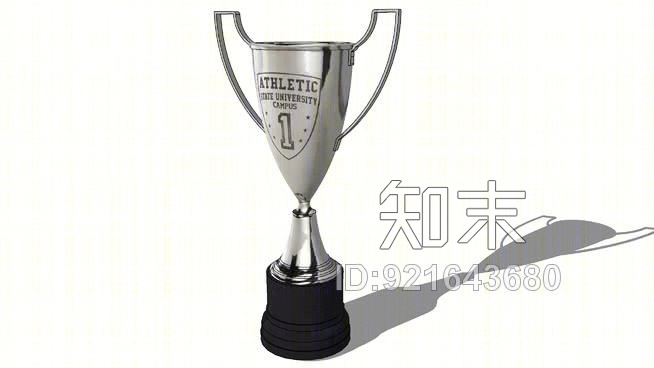 现代摆件SU模型草图