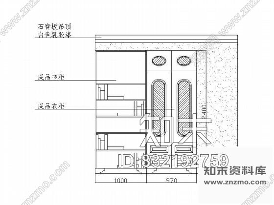 图块/节点贵阳某四居室儿童房立面图含效果施工图下载【ID:832192759】