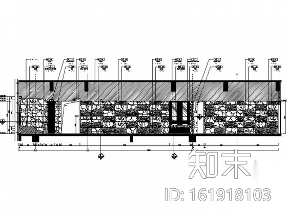 [惠州]市中心高档酒店游泳池区装修施工图（含效果）cad施工图下载【ID:161918103】