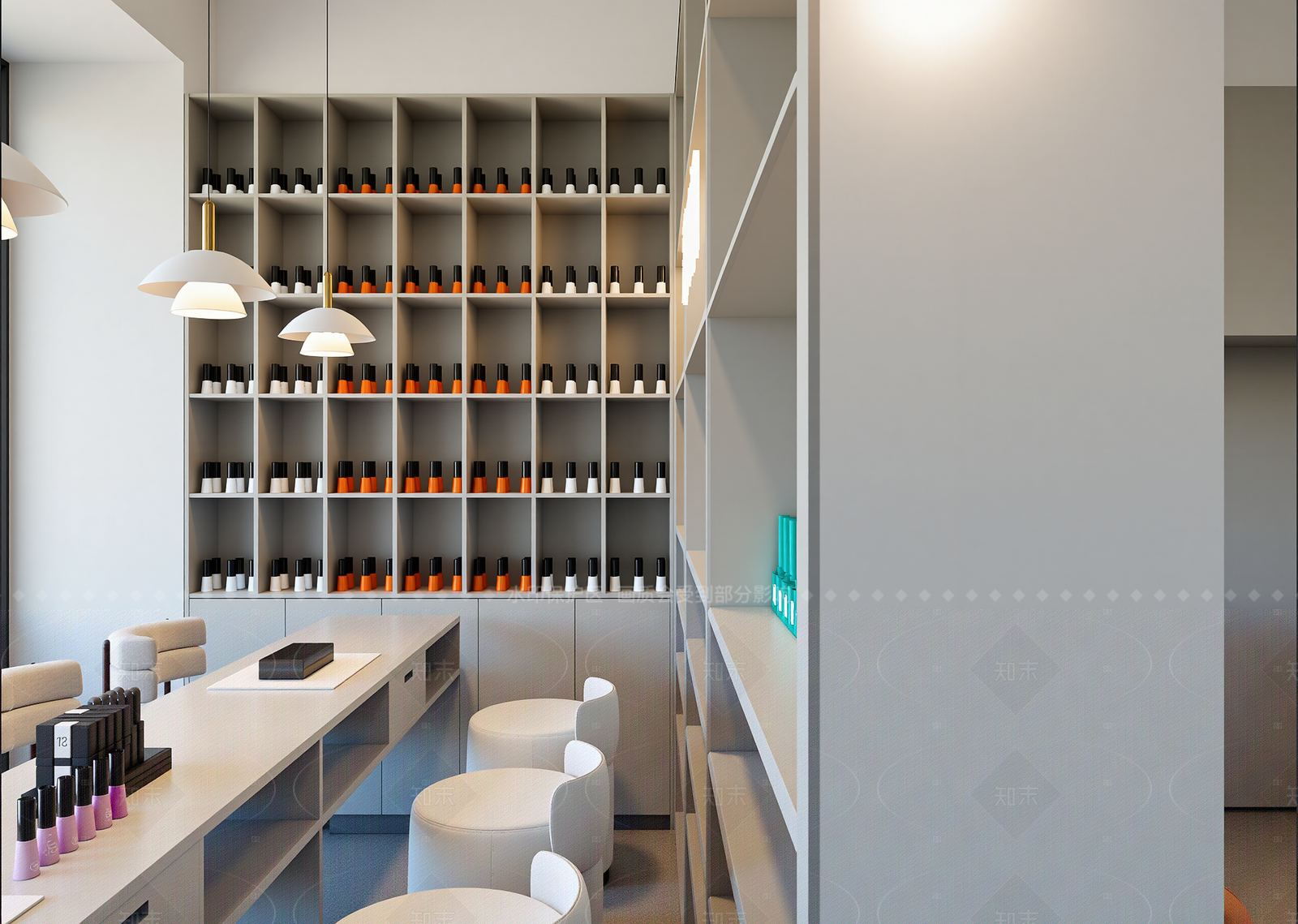 现代化妆品展台3D模型下载【ID:1214972096】