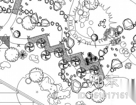 某古典园林式广场设计方案施工图下载【ID:161017161】