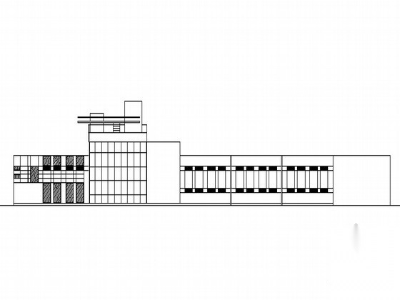 [北京]某城市科普展览馆建筑方案图cad施工图下载【ID:165760140】