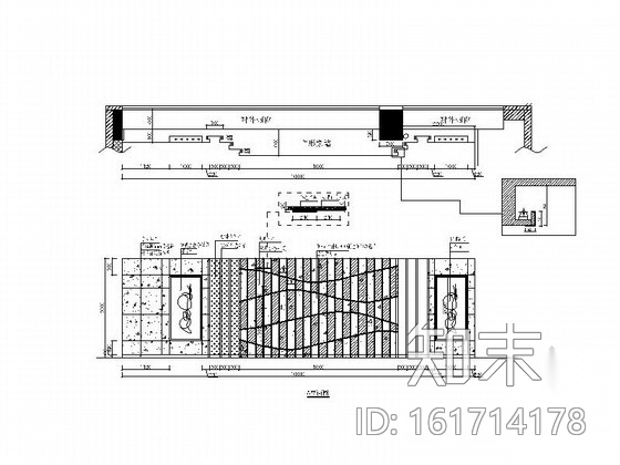 [威海]商业核心区时尚高档珠宝店室内装修施工图施工图下载【ID:161714178】