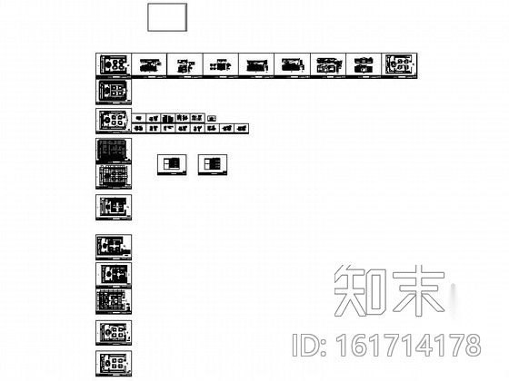 [威海]商业核心区时尚高档珠宝店室内装修施工图施工图下载【ID:161714178】