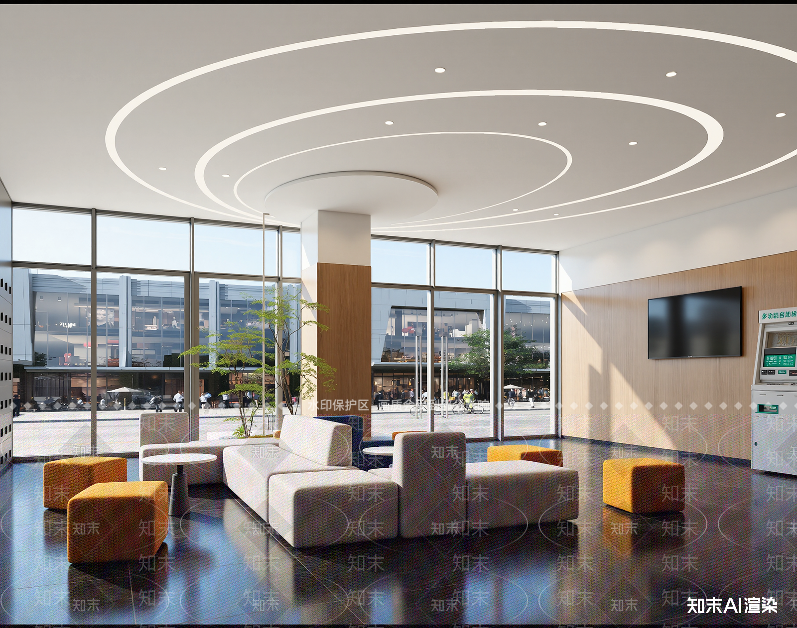 现代大厅3D模型下载【ID:1214827577】