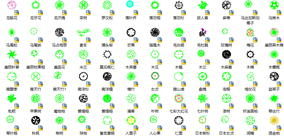 园林景观CAD专用图块大集合施工图下载【ID:161796150】