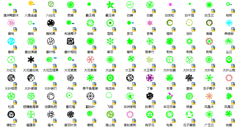 园林景观CAD专用图块大集合施工图下载【ID:161796150】