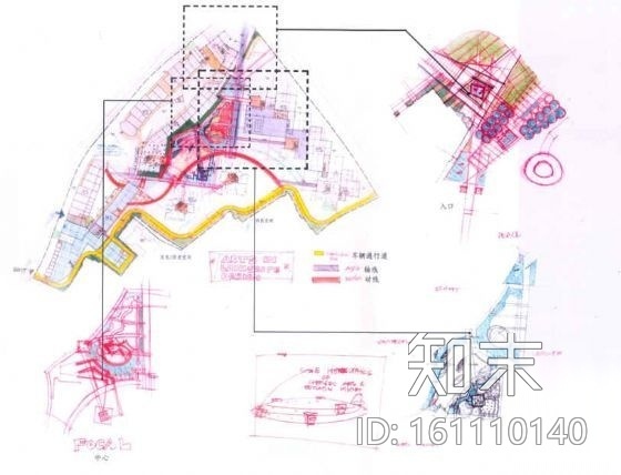 [成都]某居住区环境景观概念设计方案cad施工图下载【ID:161110140】