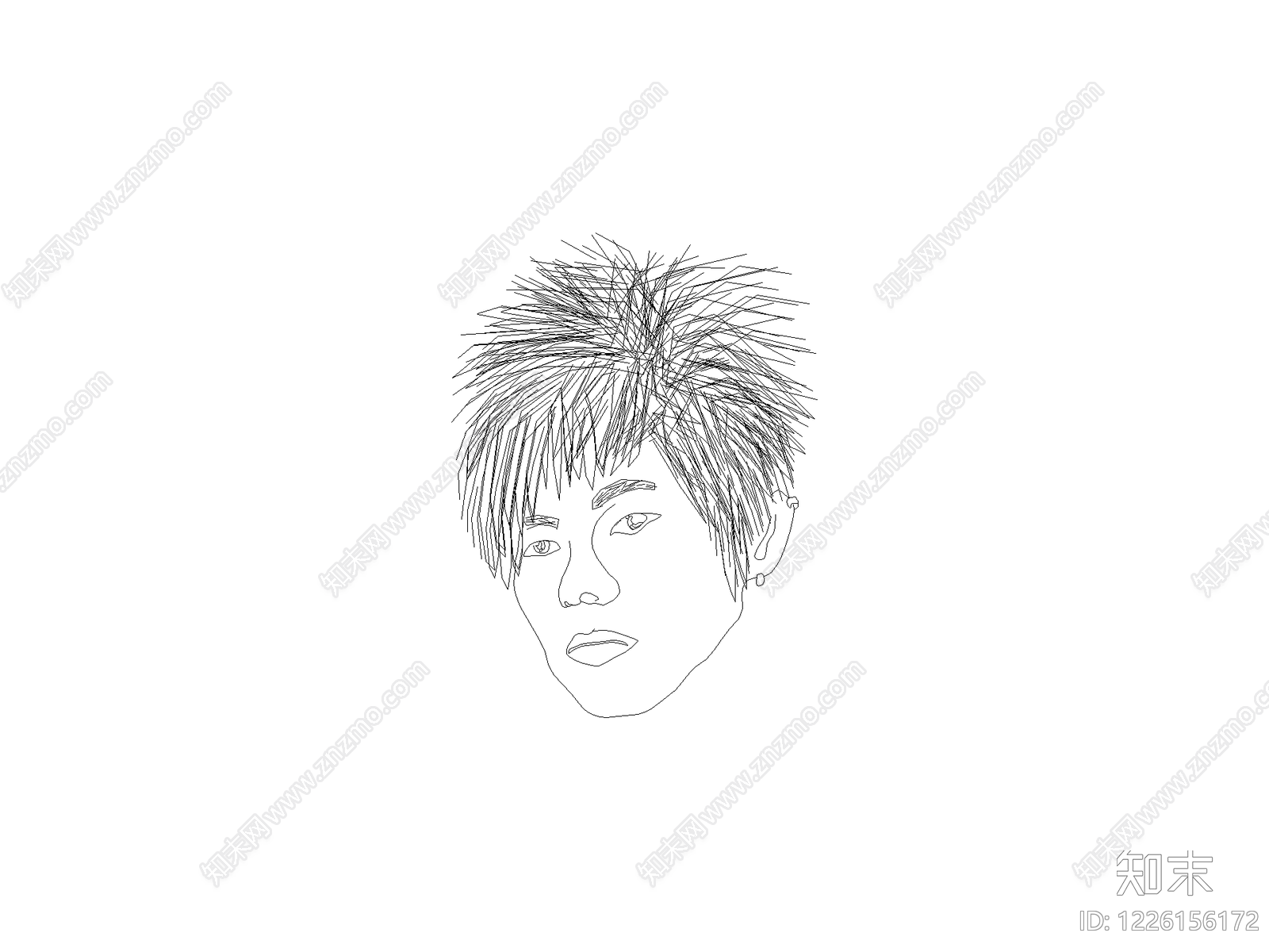 人物cad施工图下载【ID:1226156172】