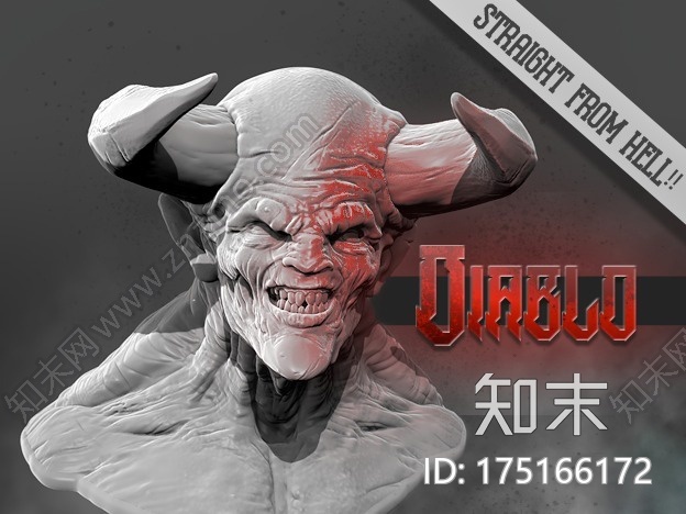 《暗黑破坏神》DIABLO游戏经典角色3d打印模型下载【ID:175166172】