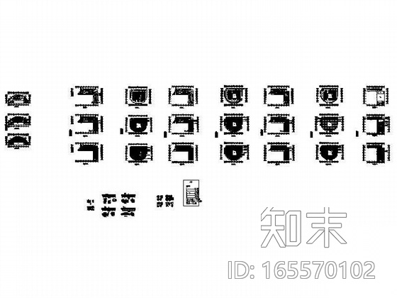 企业员工综合食堂楼装修图cad施工图下载【ID:165570102】