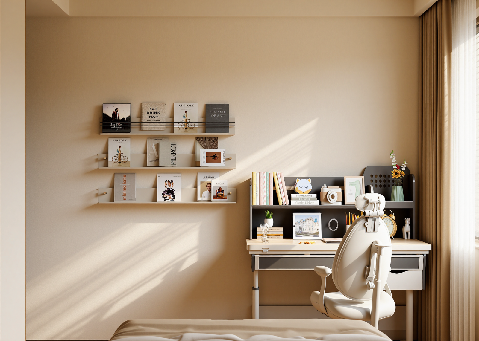 北欧儿童书房3D模型下载【ID:1215002354】