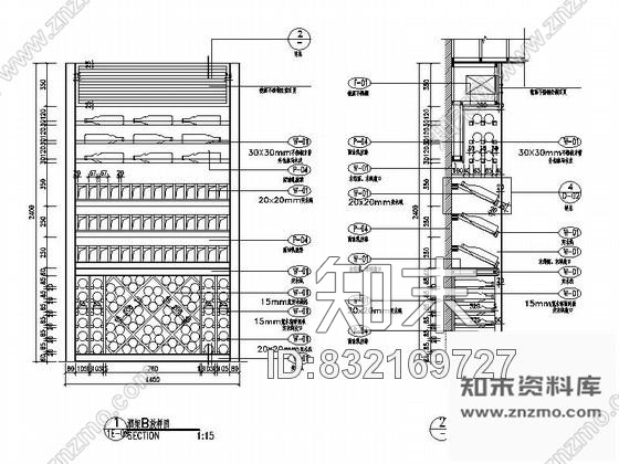 图块/节点广东某酒坊酒架B详图cad施工图下载【ID:832169727】