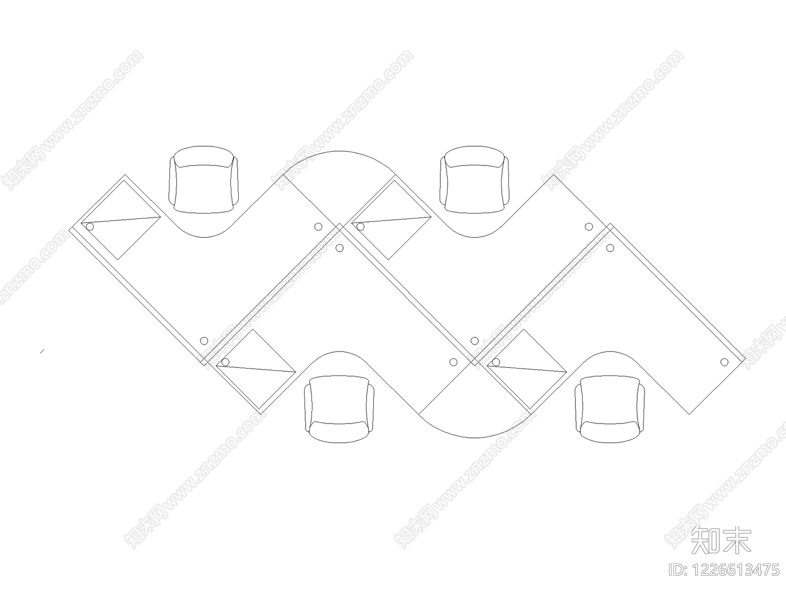 桌子CAD图纸