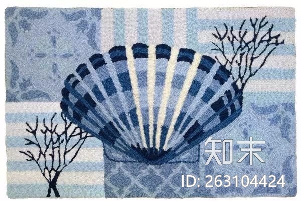 海洋图纹地毯贴图下载【ID:263104424】