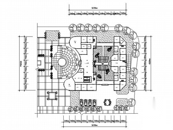 [阆中]某地区修建性详细规划3、4号地块行政办公B楼设计...施工图下载【ID:164862139】