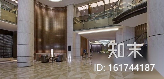 [厦门]中央商务区五星级豪华酒店装修图（含效果）cad施工图下载【ID:161744187】