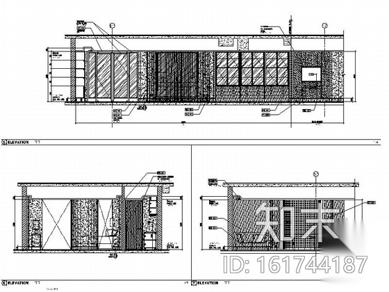 [厦门]中央商务区五星级豪华酒店装修图（含效果）cad施工图下载【ID:161744187】