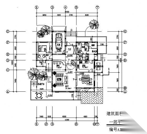 某二层小型别墅建筑方案图cad施工图下载【ID:149922174】